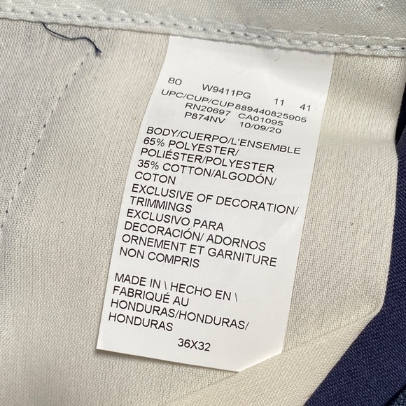 Dickies 874 Original Work Pants 36x32 Navy Blue Flat Front Straight Leg NWT - Picture 5 of 8